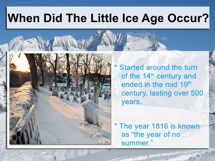 The Little Ice Age