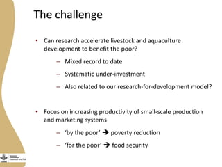 The Livestock & Fish Program