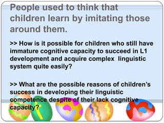 The logical problem of language learning | PPT