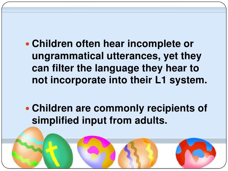 The logical problem of language learning