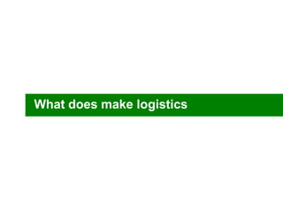 The logistics system Slide 53
