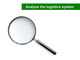 Analyze the logistics system<br />
