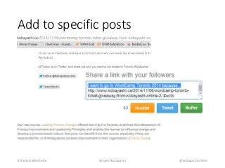 Add to specific posts 
#TheSocialWebsite @brentkobayashi @kobayashionline 
 