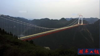 The longest suspension bridge in the world