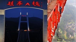 The longest suspension bridge in the world