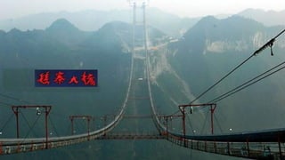 The longest suspension bridge in the world