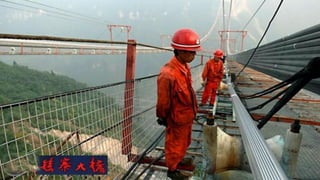 The longest suspension bridge in the world