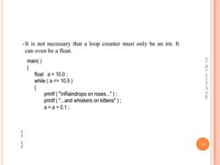 The loop control structure | PPT