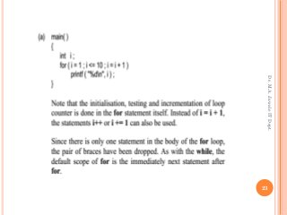 The loop control structure | PPT