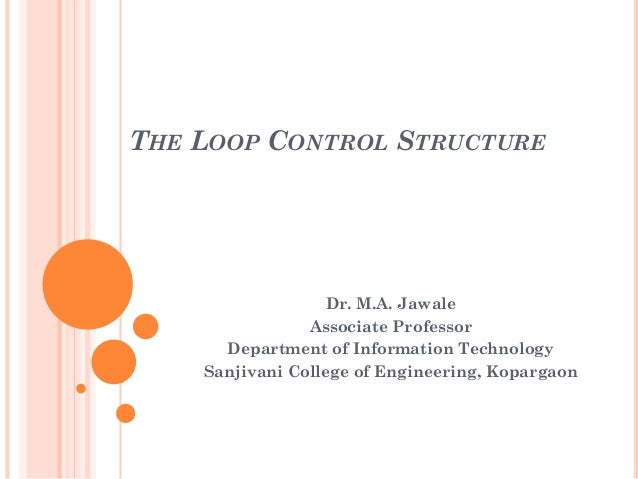 The loop control structure | PPT