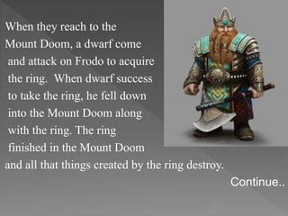 The lord of the rings | PPTX