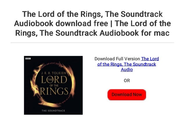 the lord of the rings audiobook download the lord of the rings audiobook download