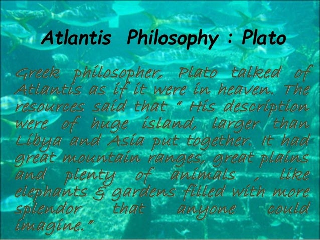 the lost city of atlantis