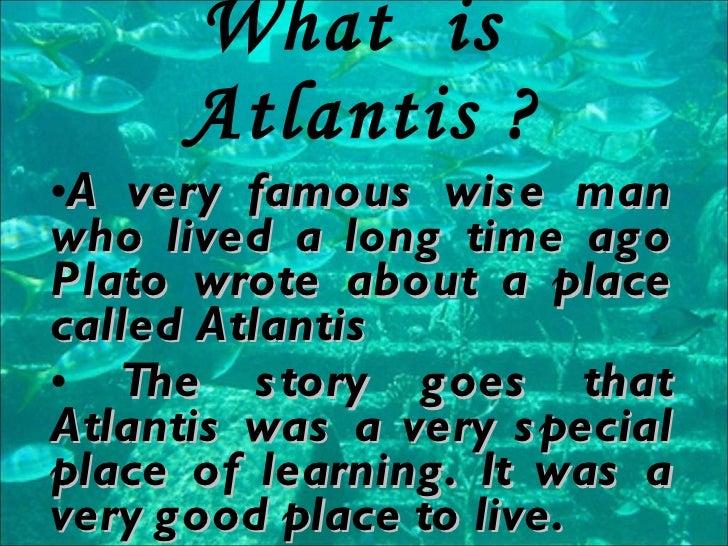 the lost city of atlantis
