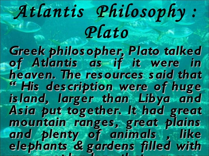 the lost city of atlantis