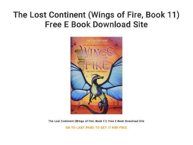 wings of fire the lost continent download free