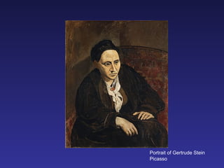 Portrait of Gertrude Stein Picasso 
