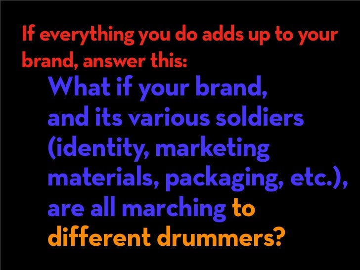 DID YOU KNOW
 YOU WOULD
STILL CREATE A
   BRAND?
 
