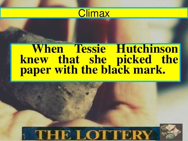 the lottery by shirley jackson climax