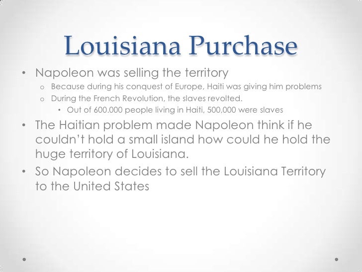 Louisiana Purchase Natural Resources Louisiana Purchase Natural Resources