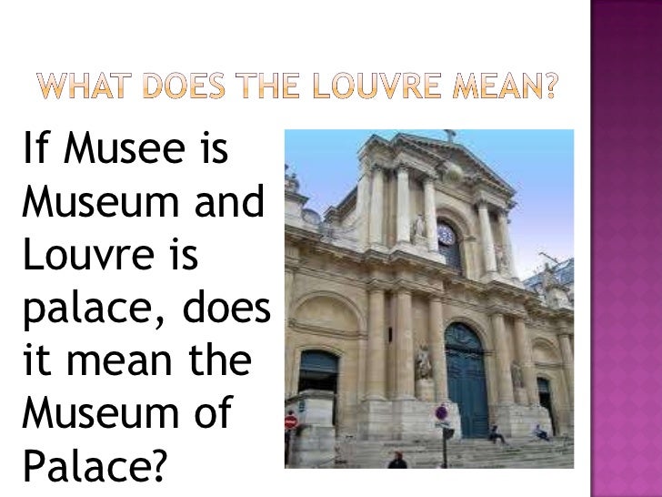 The Louvre School Project