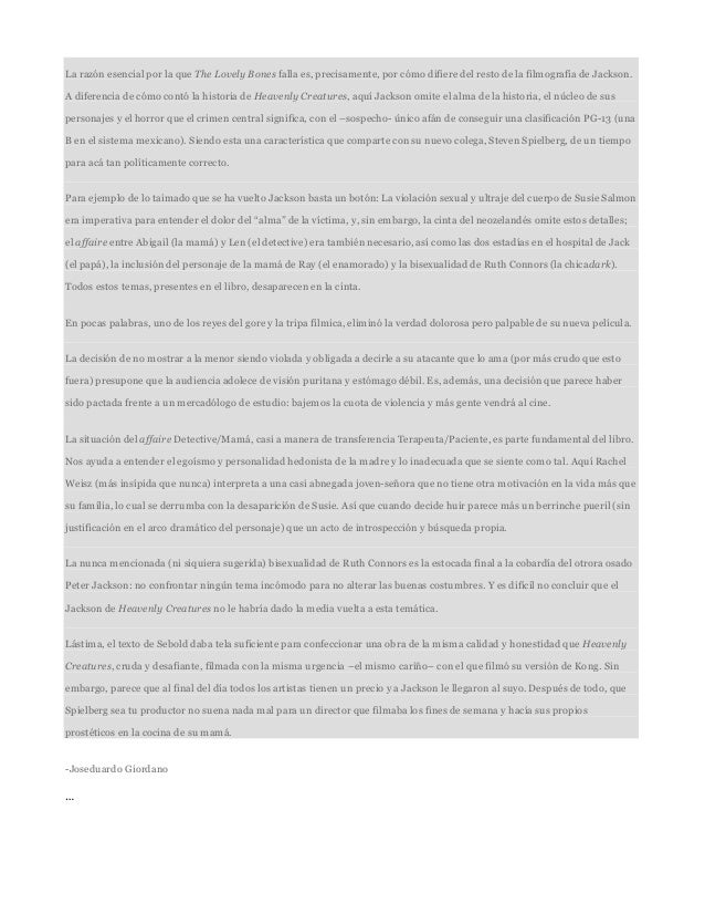 The lovely bones book image