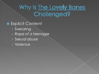 The lovely bones book review new york times picture