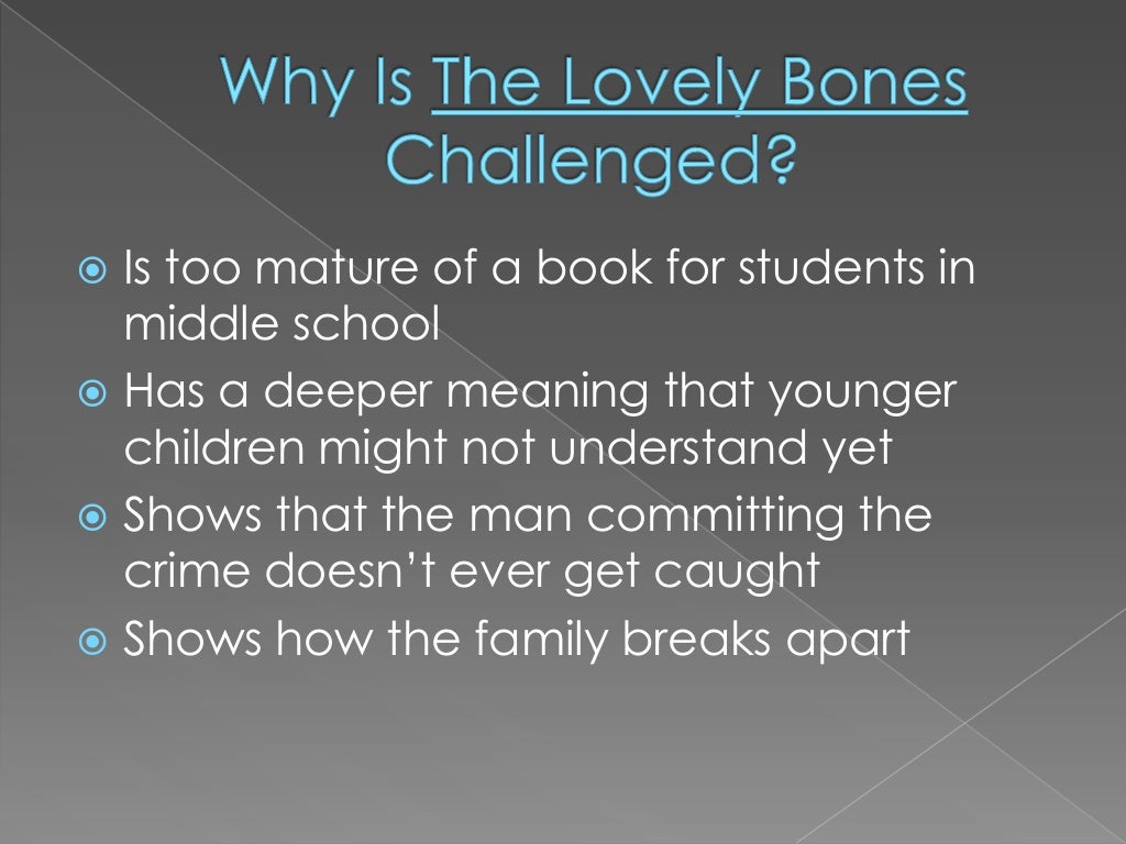 The lovely bones book vs movie picture
