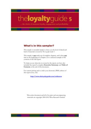 The Loyalty Guide 5 - Tesco & dunnhumby case study