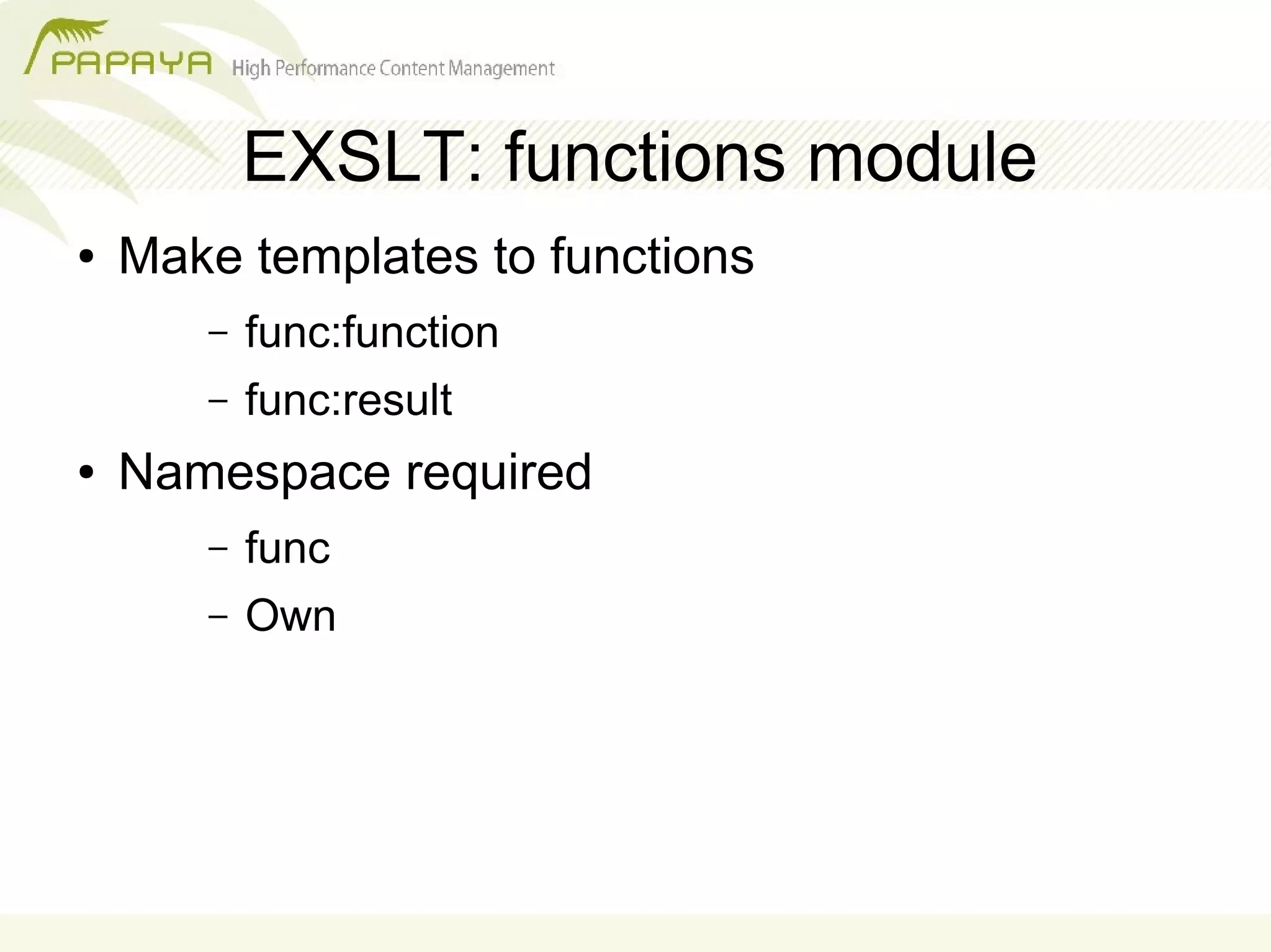 The Lumber Mill   Xslt For Your Templates
