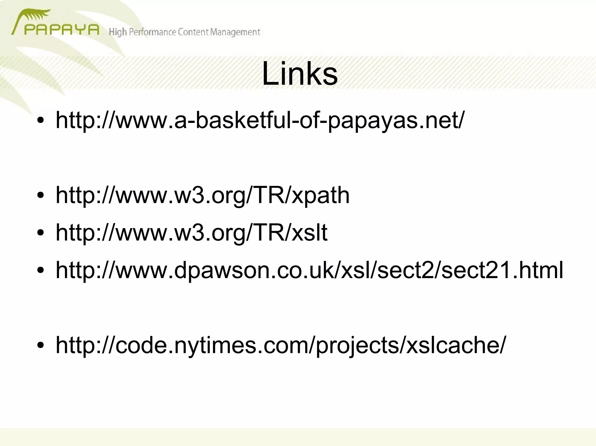The Lumber Mill   Xslt For Your Templates