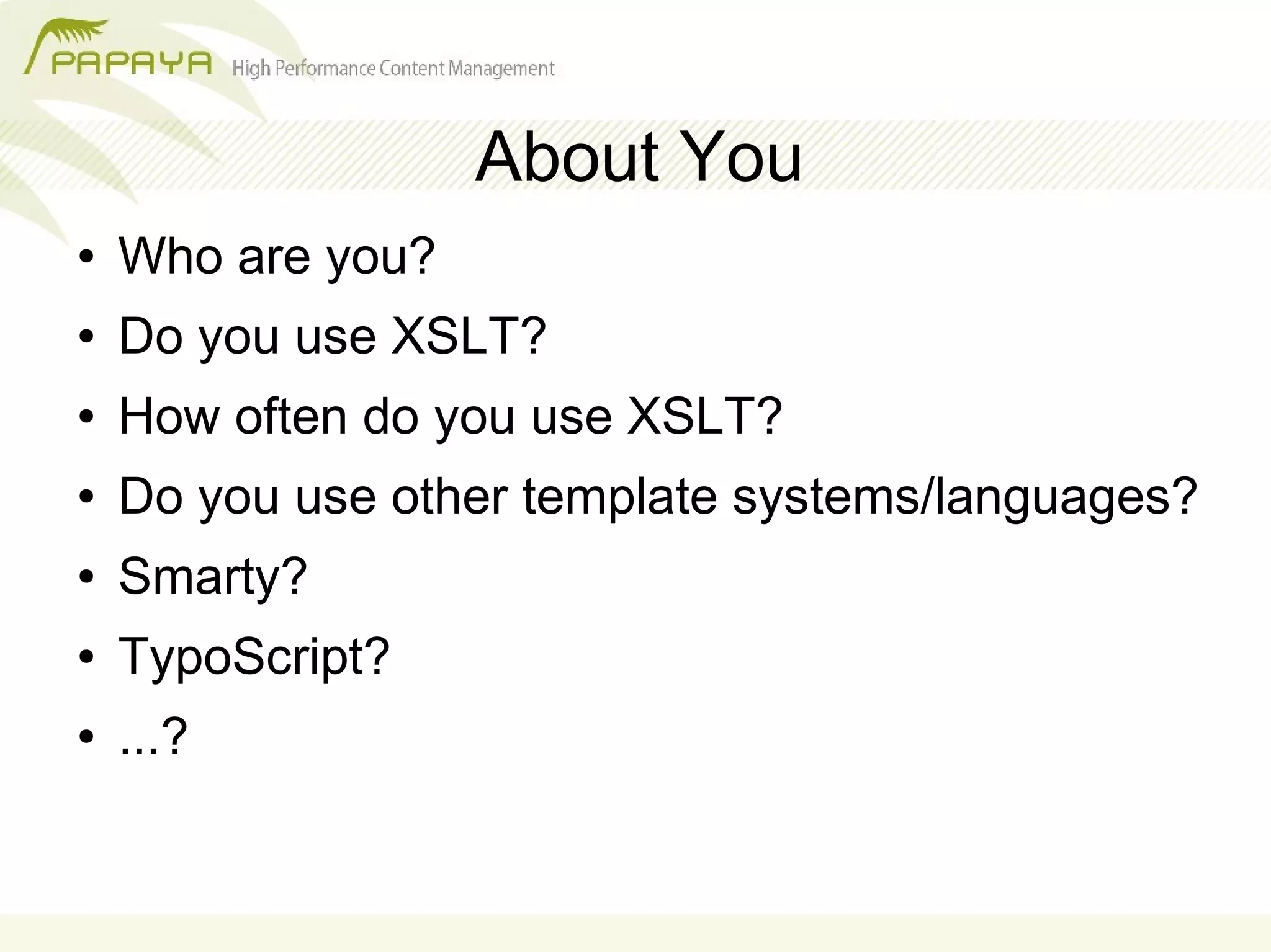 The Lumber Mill   Xslt For Your Templates