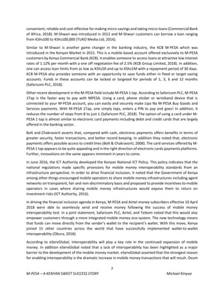 M Pesa A Kenyan Sweet Success Story