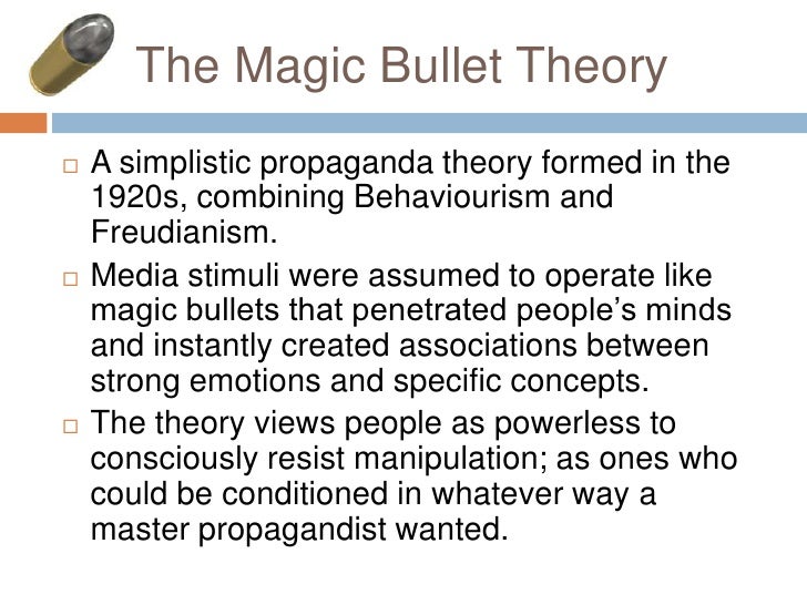 The magic bullet tueday talks