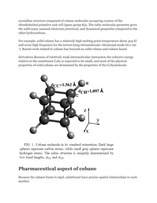 The magic of cubane | PDF
