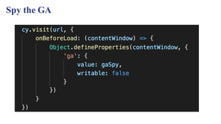 Spy the GA
 