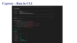 Cypress – Run in CLI
 