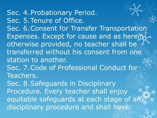 The magna carta for public school teachers | PPTX