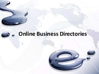 Online Business Directories
 