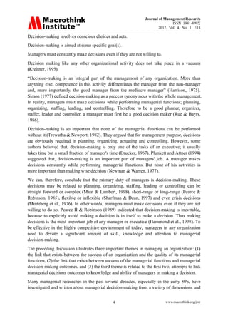 The main factors_beyond_decision_making