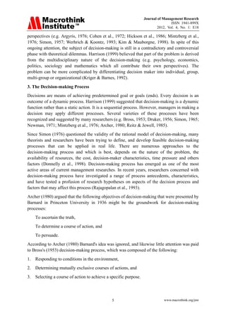 The main factors_beyond_decision_making