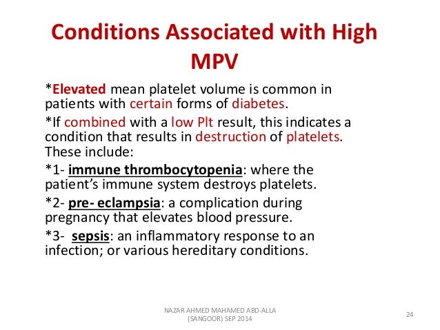 low mpv blood test low mpv blood test