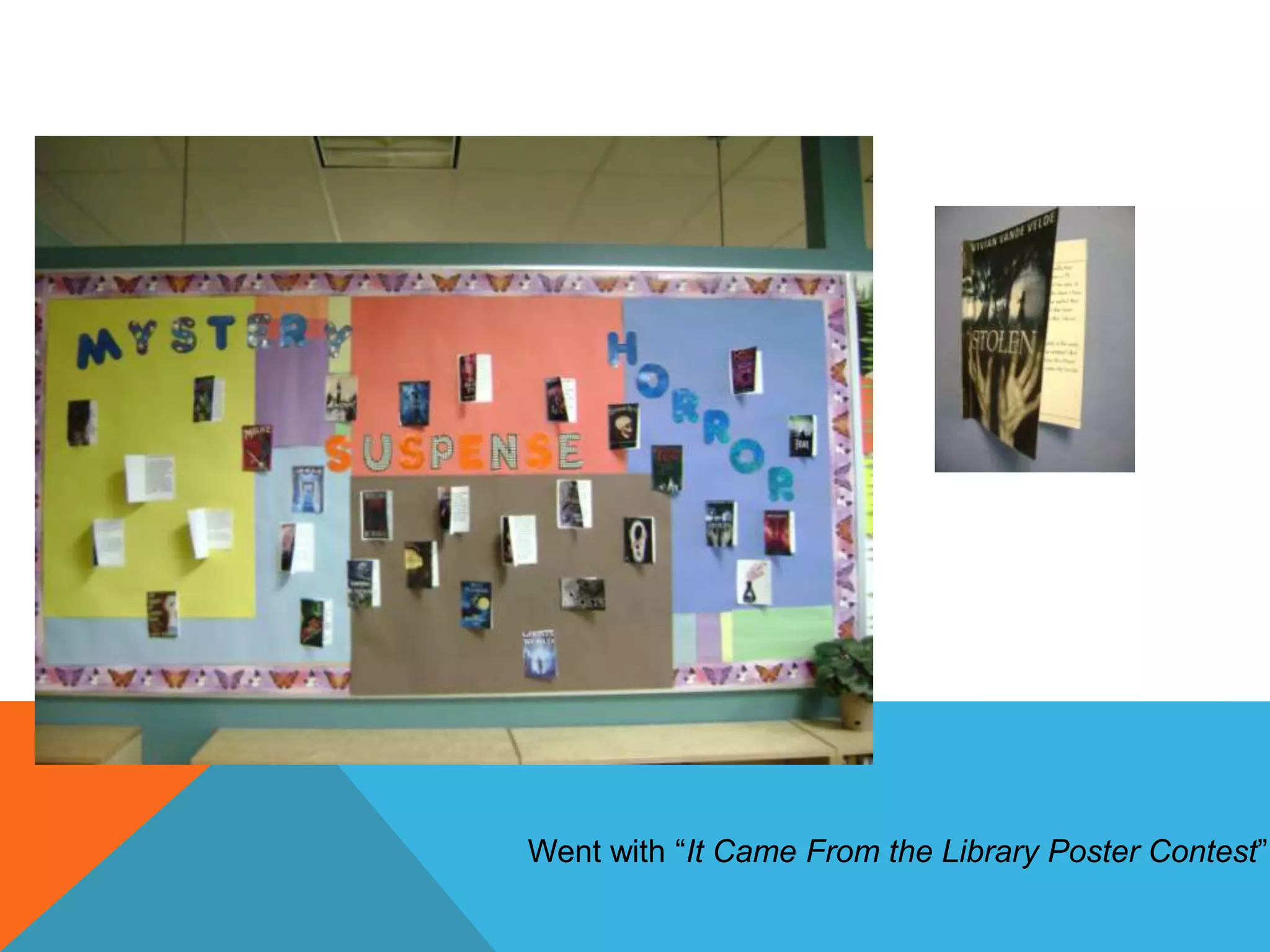 Went with “It Came From the Library Poster Contest”

 