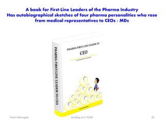 A book for First-Line Leaders of the Pharma Industry
Has autobiographical sketches of four pharma personalities who rose
f...