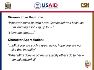 The Making of Love Games for IRP | PPT