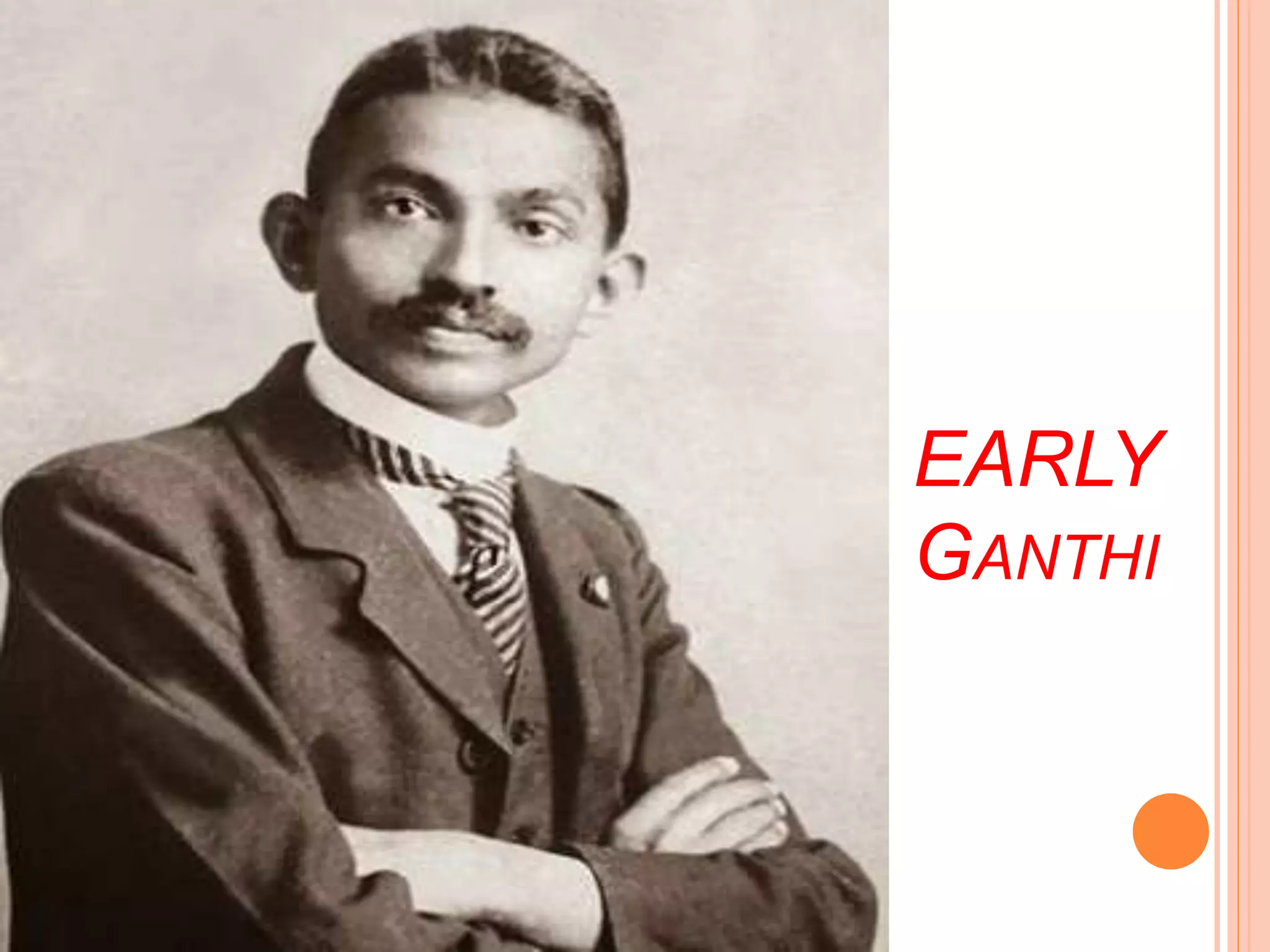 EARLY
GANTHI
 