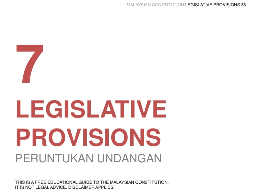Malaysian Constitution An Introduction to the Malaysian Constitution