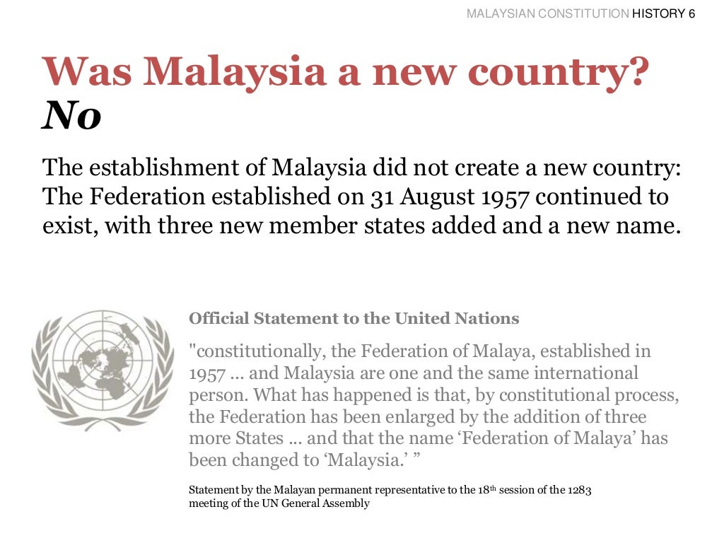 Malaysian Constitution An Introduction to the Malaysian Constitution