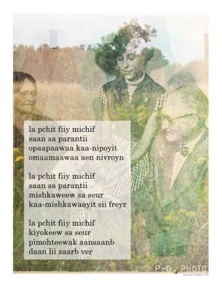 Issue 001 Kîyokêwin // 051
 