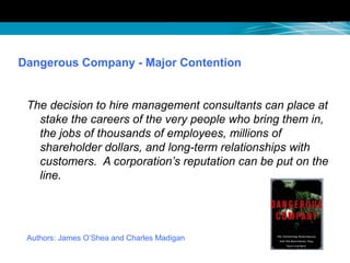 The Management Consultancy Industry